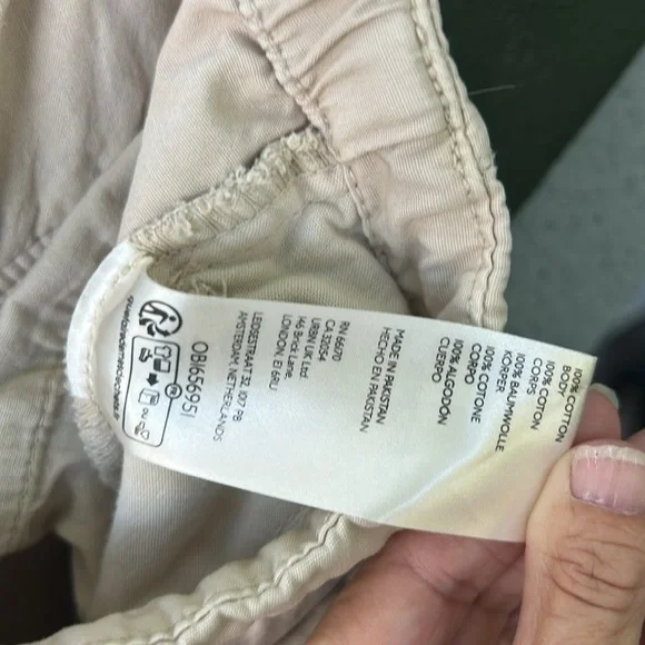 Free People Soft Shirred Drawstring Hem and Waistband Pants Lightweight Summer S - Picture 5 of 7